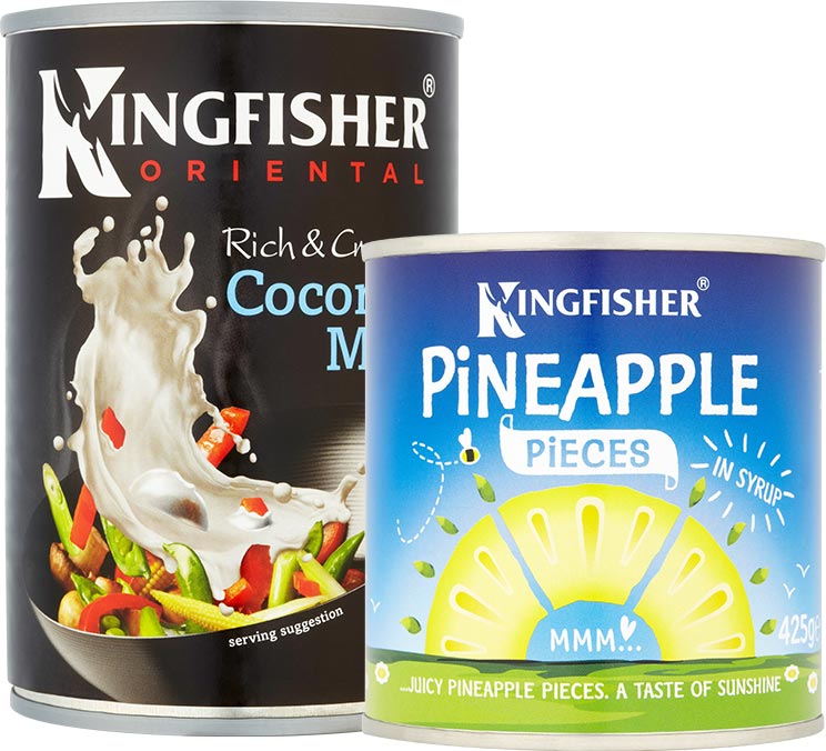 Kingfisher Coconut Milk and Pineapple Pieces