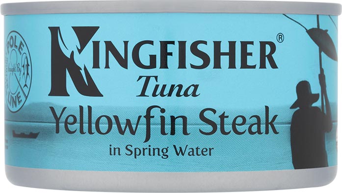 Kingfisher Yellowfin Tuna Steak in Spring Water
