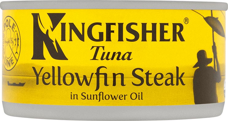 Kingfisher Yellowfin Tuna Steak in Sunflower Oil